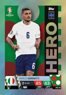 Marco Verratti Italy Topps Match Attax EURO 2024 Hero #ITA10